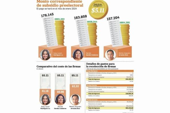 Presidenciales por la libre postulación gastaron $731.000 para recolectar firmas