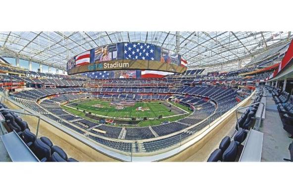 Inaugurado en 2020, el SoFI Stadium es el escenario más moderno y costoso de Estados Unidos. En él se realizarán las ceremonias de apertura y clausura de los Juegos Olímpicos Los Ángeles 2028.