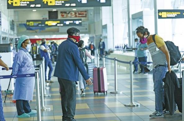 Instalaciones del Aeropuerto Internacional de Tocumen, los pasajeros deben presentar prueba de Covid