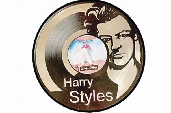 Disco decorativo de vinilo de Harry Styles por Artopia Collections