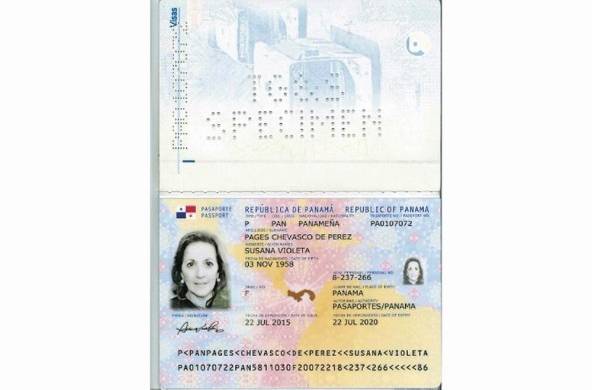 El penúltimo diseño de pasaporte se realizó en 2014