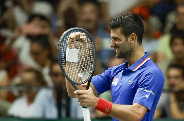 El jugador serbio Novak Djokovic