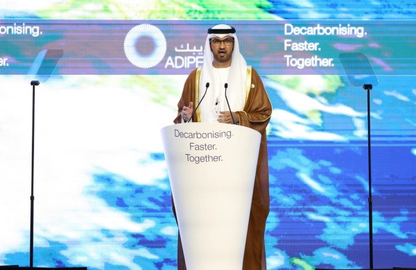 El sultan Ahmed Al Jaber, presidente encargado de la COP28.