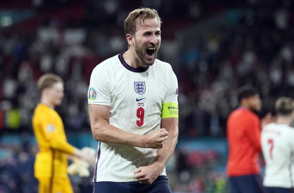 El delantero Harry Kane, capitán de la selección inglesa.