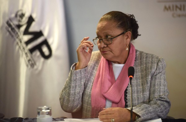 Fotografía de archivo en la que se registró a la fiscal general de Guatemala, María Consuelo Porras, en Ciudad Guatemala (Guatemala).