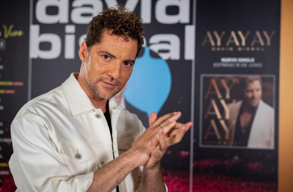 El cantante David Bisbal durante una entrevista con EFE.