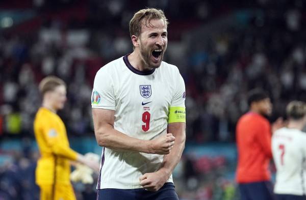 El delantero Harry Kane, capitán de la selección inglesa.