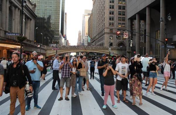 El Manhattanhenge, la puesta de sol más fotografiada de Nueva York