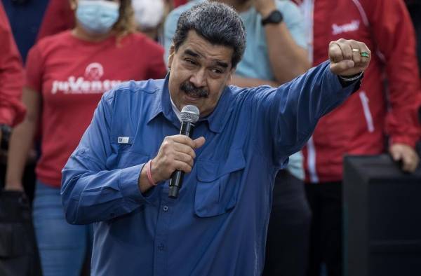 El presidente de Venezuela,  Nicolás Maduro. 