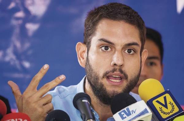 El exdiputado opositor venezolano Juan Requesens