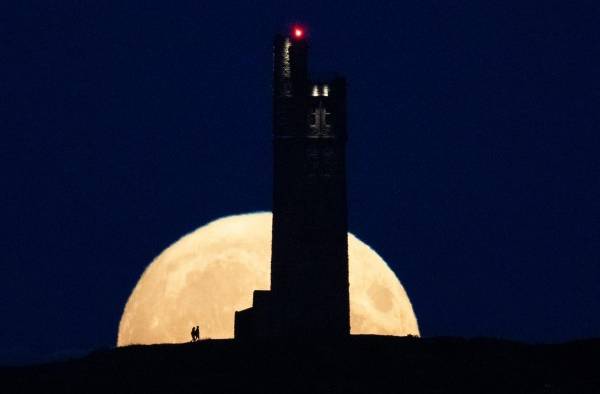 Superluna azul en imágenes, volverá a ocurrir en el 2037