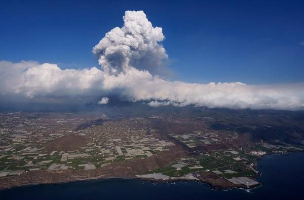 El volcán de La Palma en su quinto día de actividad