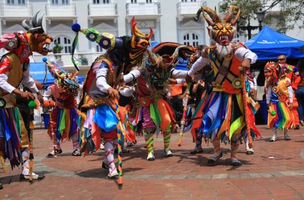 Los diablos son una de las tradiciones más arcaicas de Panamá.