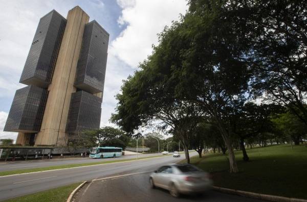 Vista del edificio del Banco Central en la ciudad de Brasilia, en una fotografía de archivo.