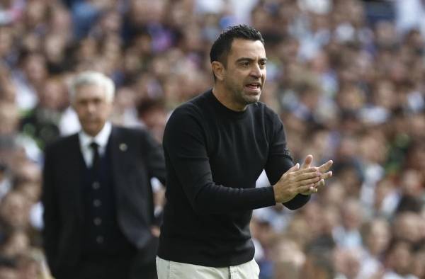 El entrenador del FC Barcelona, Xavi Hernández.