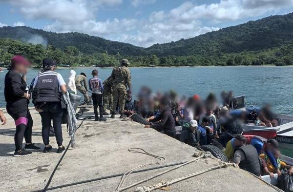 El Senafront rescató a 150 migrantes que eran trasladados en diversas embarcaciones por la región indígena de Guna Yala.