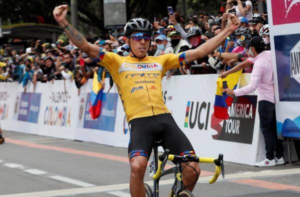 Foto de archivo del ciclista Óscar Quiroz.