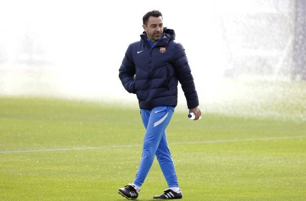 El entrenador del FC Barcelona Xavi Hernández