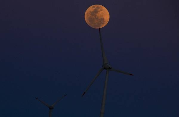 Superluna azul en imágenes, volverá a ocurrir en el 2037