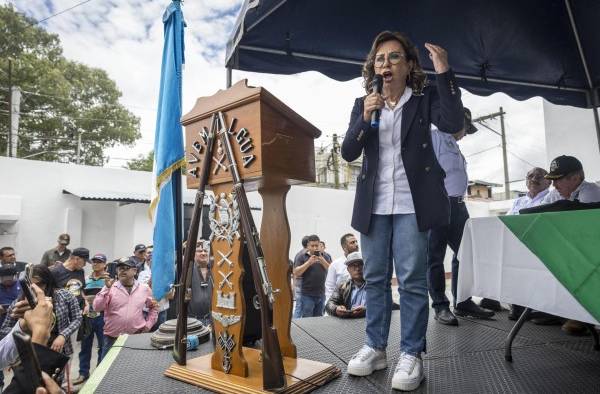 La candidata a la Presidencia de Guatemala por el partido UNE, Sandra Torres, en una fotografía de archivo.