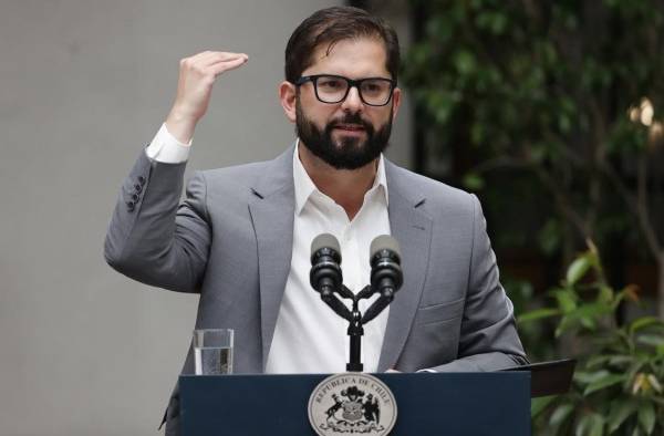 El presidente de Chile, Gabriel Boric, en una fotografía de archivo.