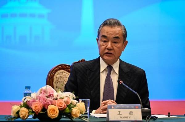 El canciller chino, Wang Yi.