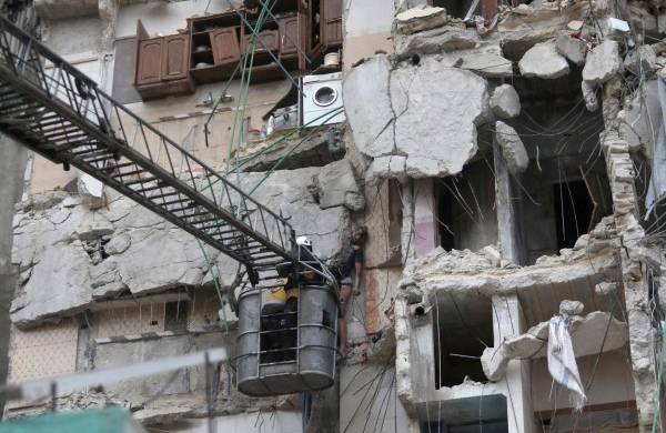 Imágenes del terremoto registrado en la zona fronteriza entre Turquía y Siria