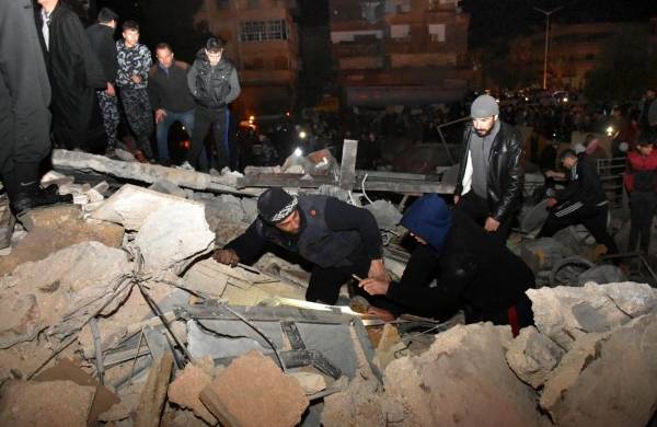 Imágenes del terremoto registrado en la zona fronteriza entre Turquía y Siria