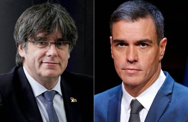 Carles Puigdemont y Pedro Sánchez
