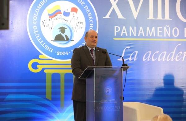 El magistrado Juncá fue expositor en el XVIII Congreso Panameño de Derecho Procesal, organizado por el Instituto Colombo Panameño de Derecho Procesal.