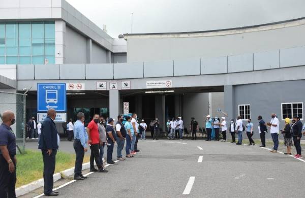 Trabajadores del Aeropuerto Internacional de Tocumen rechazan suspensión de contrato que informó la empresa.