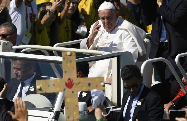 1.5 millones de fieles fueron los que se reunieron en los eventos finales con el papa Francisco en el Parque Tejo.