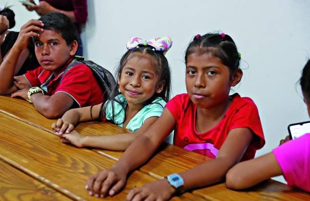 El comedor tiene capacidad para atender a 60 niños.