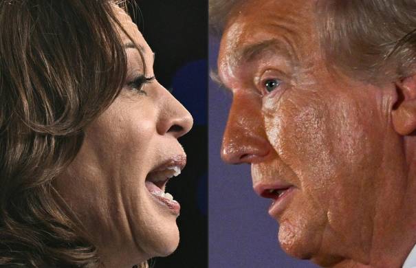 Kamala Harris y Donald Trump.