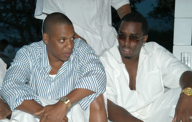 Jay Z y Diddy en el “Absolute White Party” en 2003.