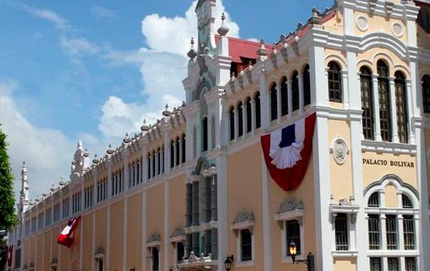 Fachada del Ministerio de Relaciones Exteriores de Panamá.