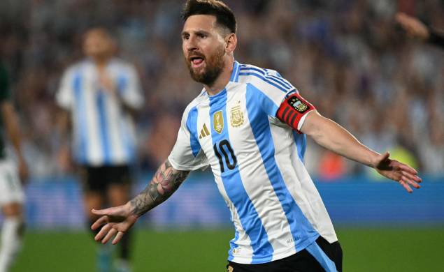 ‘Es muy lindo venir acá, sentir el cariño de la gente’, dijo Messi.