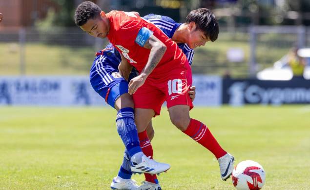El jugador panameño Ángel Orelien durante el partido ante Japón.