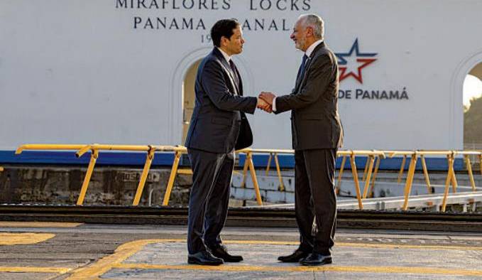 Rubio se reunió con Vásquez en las esclusas de Miraflores.