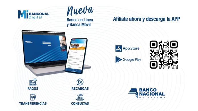 El proceso de afiliación a la nueva Banca en Línea y descarga de la app de Banca Móvil es sencillo.