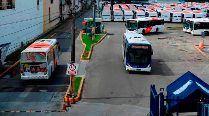 De los 1.346 buses de la flota, 1.233 se encuentran cerca del fin de su vida útil.