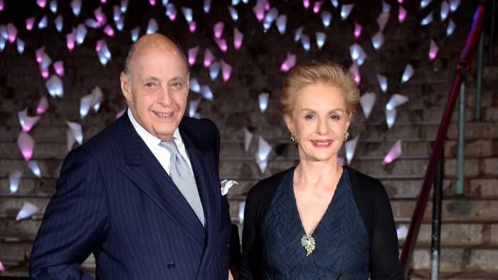 Reinaldo y Carolina Herrera.