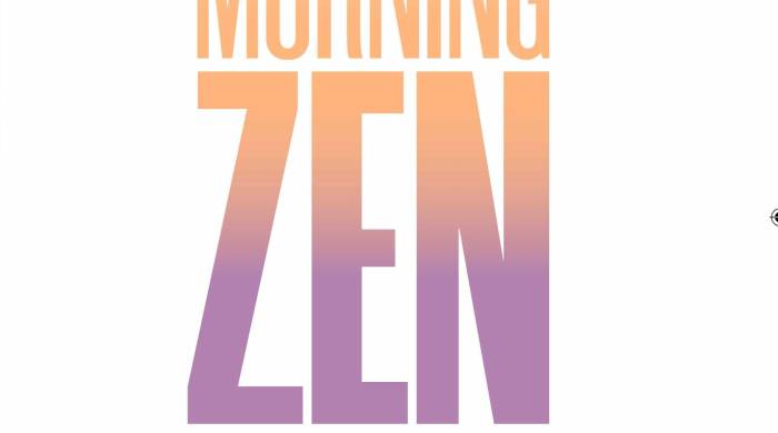 ‘Morning Zen’ de Adrián González