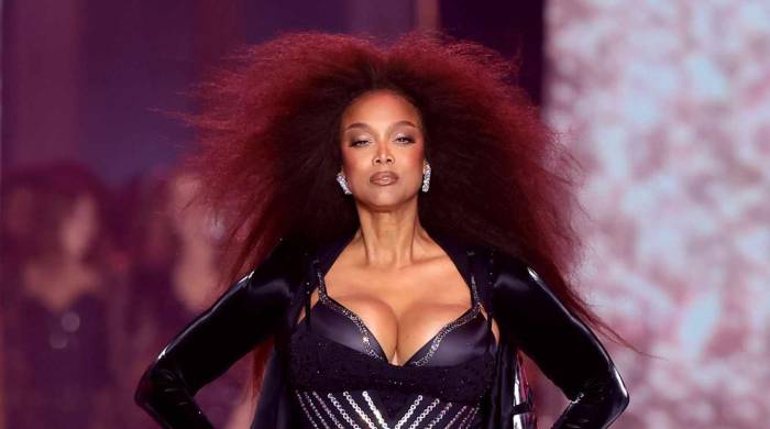 Tyra Banks en la pasarela de Victoria’s Secret.