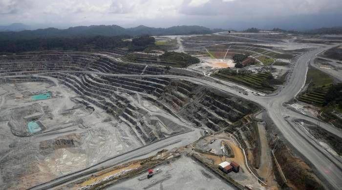 First Quantum extrae cobre en Donoso, provincia de Colón, en Panamá.