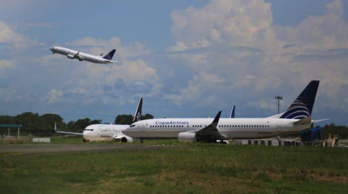 Luego de inspeccionado el avión, el vuelo de la empresa Copa Airlines pudo despegar con rumbo a Tocumen.