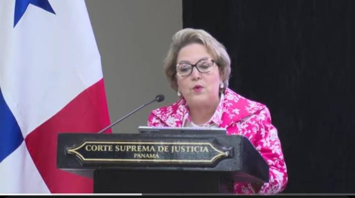 María Eugenia López Arias, magistrada presidenta de la Corte Suprema de Justicia