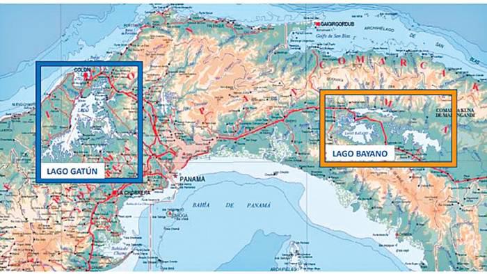 La cuenca del Canal de Panamá es de 552.761 hectáreas.