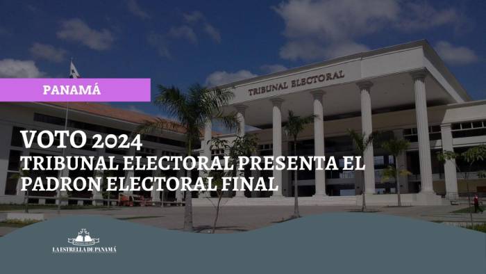 Tribunal Electoral presenta el ‘Padrón Electoral’ de 2024