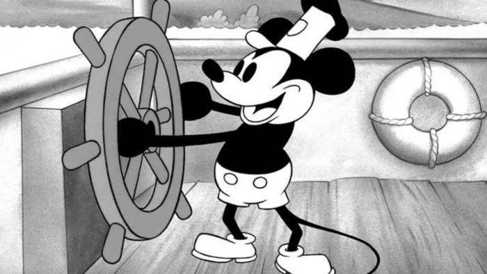 ’Steamboat Willie’ (1928), película que este año se convirtió de dominio público.